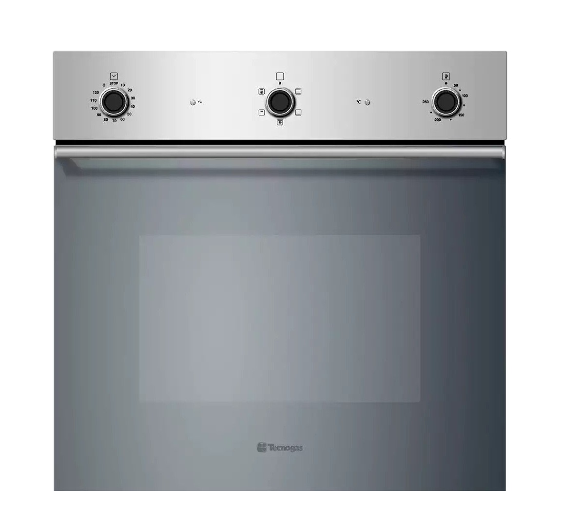 Tecnogas BuiltIn oven, Gas, 60 liters, Digital, Stainless, 60 cm